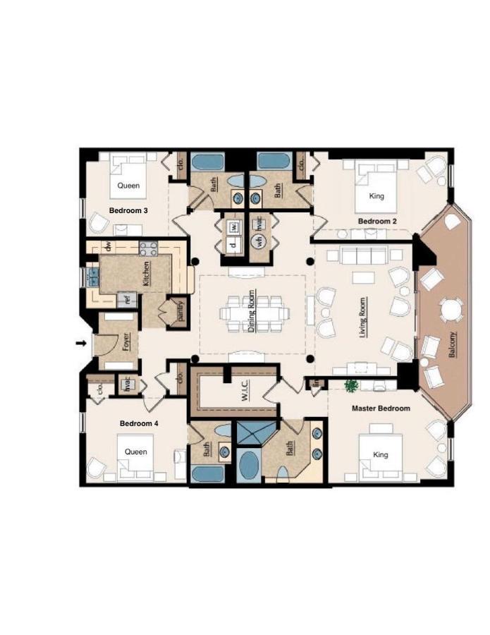 マートルビーチ South Wind Penthouse 3ヴィラ エクステリア 写真